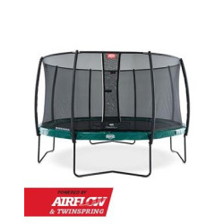 Trampolína BERG Elite Green 430 + ochranná síť Deluxe
