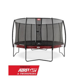 Trampolína BERG Elite Red 430 + ochranná síť Deluxe