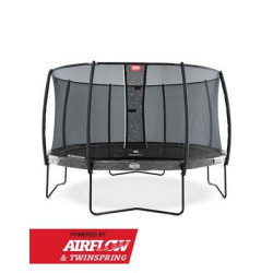 Trampolína BERG Elite Grey 380 + ochranná síť Deluxe