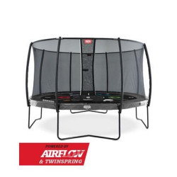 Trampolína BERG Elite Regular 430 Grey Levels + ochranná síť Deluxe
