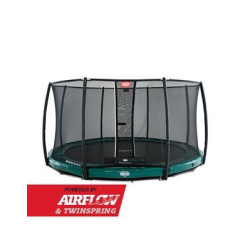 Trampolína BERG InGround Elite Green 430 + ochranná síť Deluxe