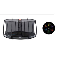 Trampolína BERG Elite InGround 430 Grey Levels + ochranná síť Deluxe