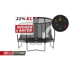 Trampolína BERG Elite Regular 430 Grey Levels + ochranná síť DLX XL