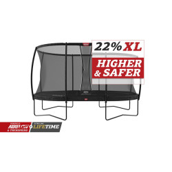 Trampolína BERG Grand Champion Regular 520 Black + ochranná síť DLX XL