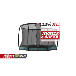 Trampolína BERG Champion InGround 430 Green + ochranná síť DLX XL