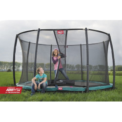 Trampolína BERG Champion InGround 430 Green + ochranná síť DLX XL