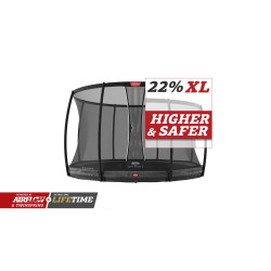 Trampolína BERG Champion InGround 430 Grey + ochranná síť DLX XL
