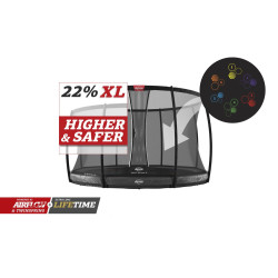 Trampolína BERG Elite InGround 430 Grey Levels + ochranná síť DLX XL