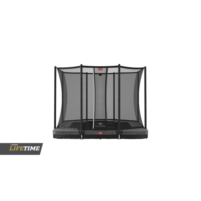 Trampoline Berg Ultim Favorit Inground 280 Grey Safety Net Comfort
