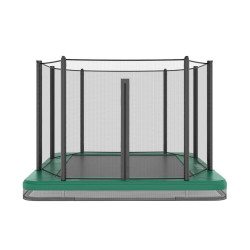 Trampolína ORBIT Flat 335x244 cm dark green