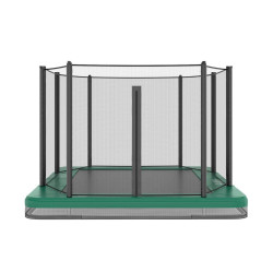 Trampolína ORBIT Inground 305x183 cm dark green