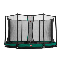 Trampolína BERG InGround Champion Green 430 + ochranná síť Comfort