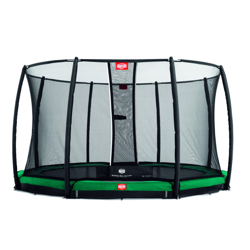 Trampoline BERG InGround Green 270 + Safety Net Deluxe