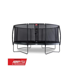 Trampolína BERG Grand Elite Regular 520 Grey + ochranná síť Deluxe