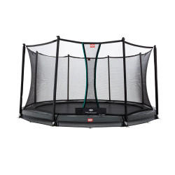 Trampolína BERG InGround Champion Grey 380 + ochranná síť Comfort