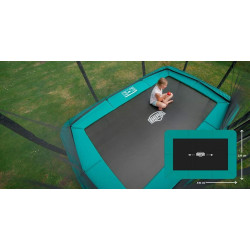 Trampolína BERG Ultim Champion InGround 330 Green+ochranná síť Deluxe