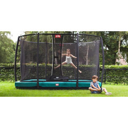 Trampolína BERG Ultim Champion InGround 330 Green+ochranná síť Deluxe