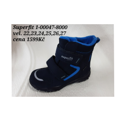 Superfit Chlapecká polokozačka na suchý zip