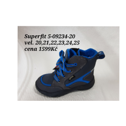 Superfit Chlapecká kontníková obuv na šněrování
