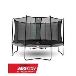 Trampolína BERG Champion Grey 380 + ochranná síť Comfort